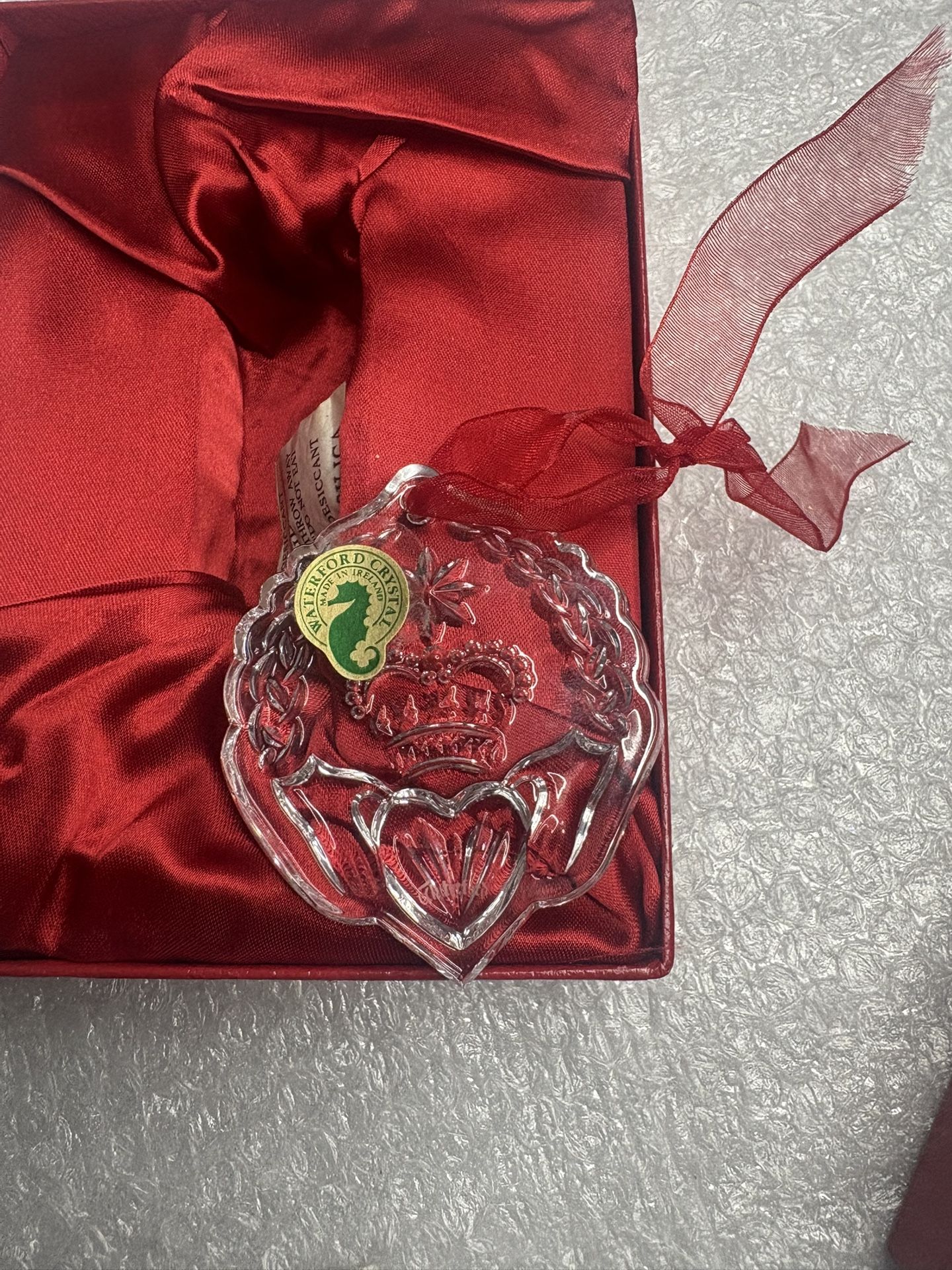 Waterford 2014 Claddagh Christmas Ornament