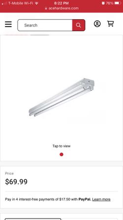 4’ Shop Lights $25 Each 