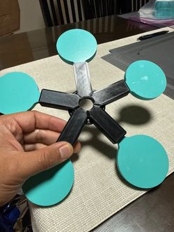 Mini texas star for airsoft/nerf