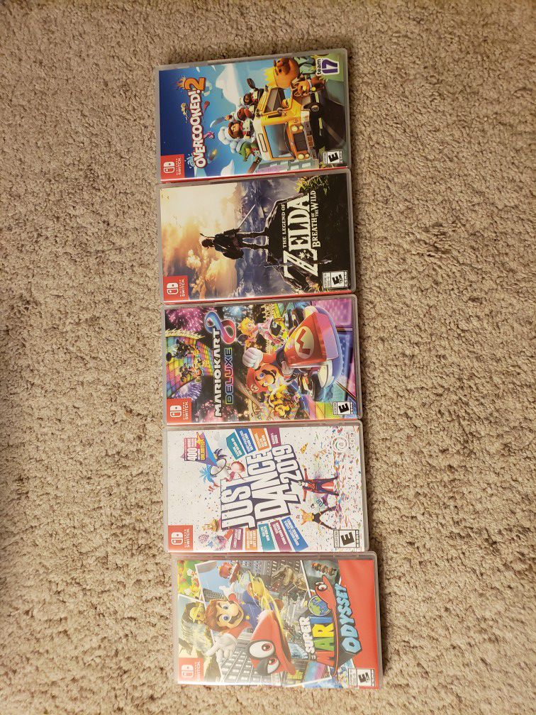 EMPTY CASES ONLY Nintendo switch games