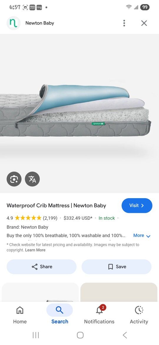Newton Waterproof Mattress