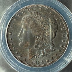 1884 s morgan silver dollar
