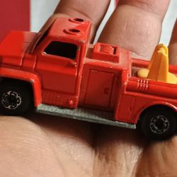Vintage Matchbox Superfast Made In England 1977 No. 13 Snorkel Fire Engine