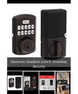 Kwikset Electronic Deadbolt Lock with SmartKey Security