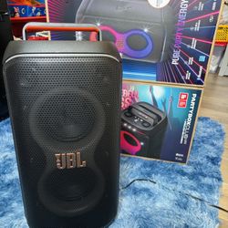 JBL Partybox Club Live 120 Portable Bluetooth Party Speaker w/ 200 W of JBL Pro Sound, LED Lights • No Mic