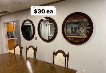 Round mirrors