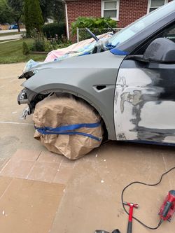Tesla Model Y front fender left drivers side
