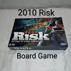 2010 Risk The Game Of Global Domination Strategy Board Game In Excellent New Condition (Is Complete Nothing Missing)