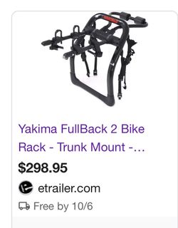 Takima hatch car rack 2 bike
