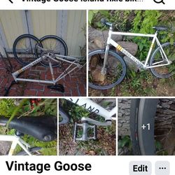 Vintage Goose Island Fixie 22 Frame Bike
