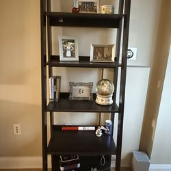 Dark 5 shelf bookshelf/ Display shelves