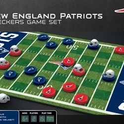 New England Patriots Checkers Game Set