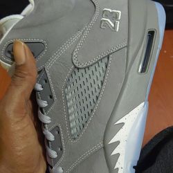 Jordan 5 Wolf Grey Size 11.5, 12 Men