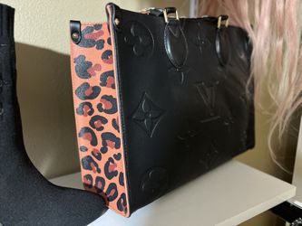 Black Leopard Purse 