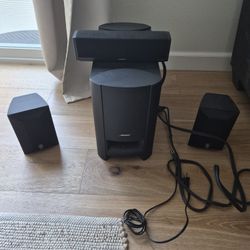 Bose Sound Bar And Subwoofer Surround Sound