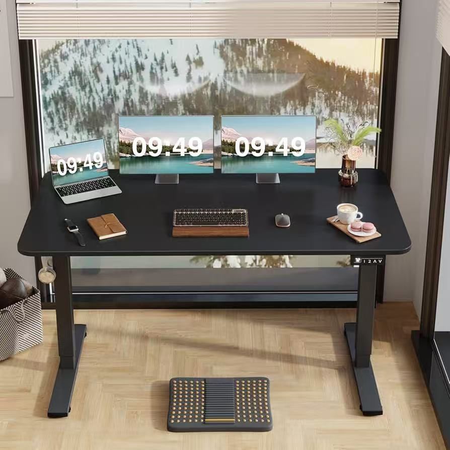 Large 55 x 24 Inch Electric Standing Desk