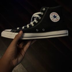 Size 10.5 Converse Chuck Taylor All Star High 'Black' 