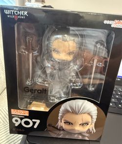 Good Smile Nendoroid 907 Geralt Witcher 3 Wild Hunt Figure New Sealed Box