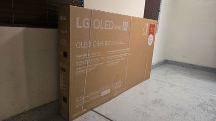 New 83 Inch LG Oled LG C6H Tandem Smart TV 4K UHD with 165 Hz refresh rate. Brand new in the box.