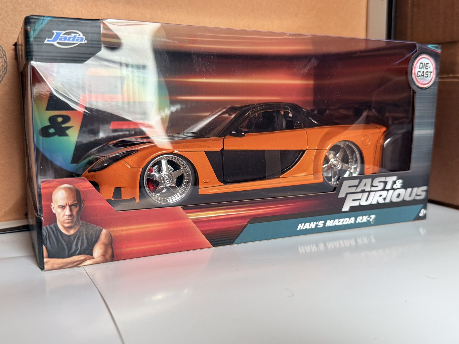 Jada Fast & Furious Han’s Mazda RX-7 Veilside – 1:24 Scale – Brand New