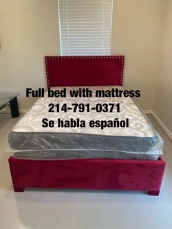 Full bed with mattress