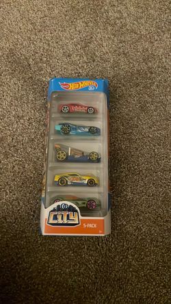 Hot Wheels City 5-Pack Die-Cast Cars
