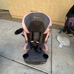 Baby Trend Hybrid 3-in-1 Car Seat (Pink/Gray) Toddler to Booster