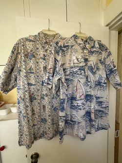 Vintage Reyn Spooner XL 3-Button Hawaiian Shirts – Made in Hawaii – Bundle of 2