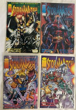 Stormwatch Comic Lot #0, #2, #3 & #4 – 1993 Image Comics