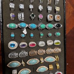 Gold And Silver Plated Rings!