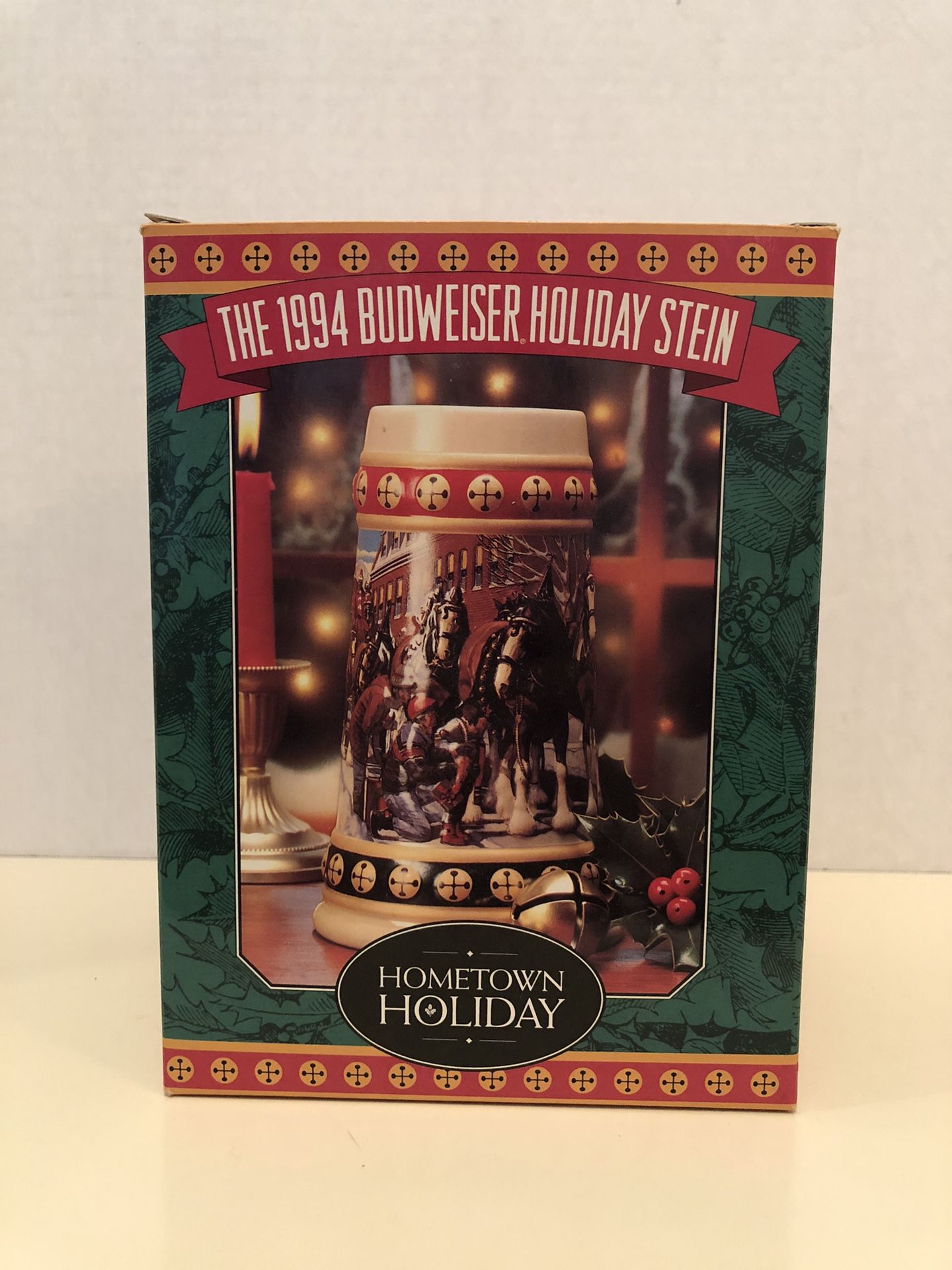 Budweiser 1994 Holiday Stein Box