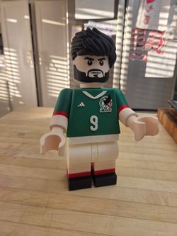 3-D printed Lego soccer players