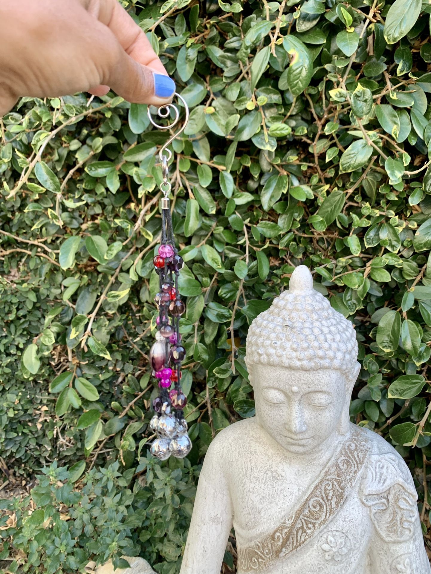 Small 8” Beaded Wind Chime Sun Catcher W Gift Box