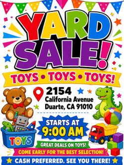 Toy sale