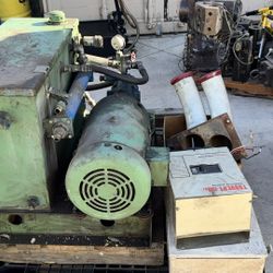 INDUSTRIAL HYDRAULIC POWER UNIT (HPU) – 10 HP BALDOR MOTOR WITH HEAT EXCHANGER & VARIABLE SPEED INVERTER