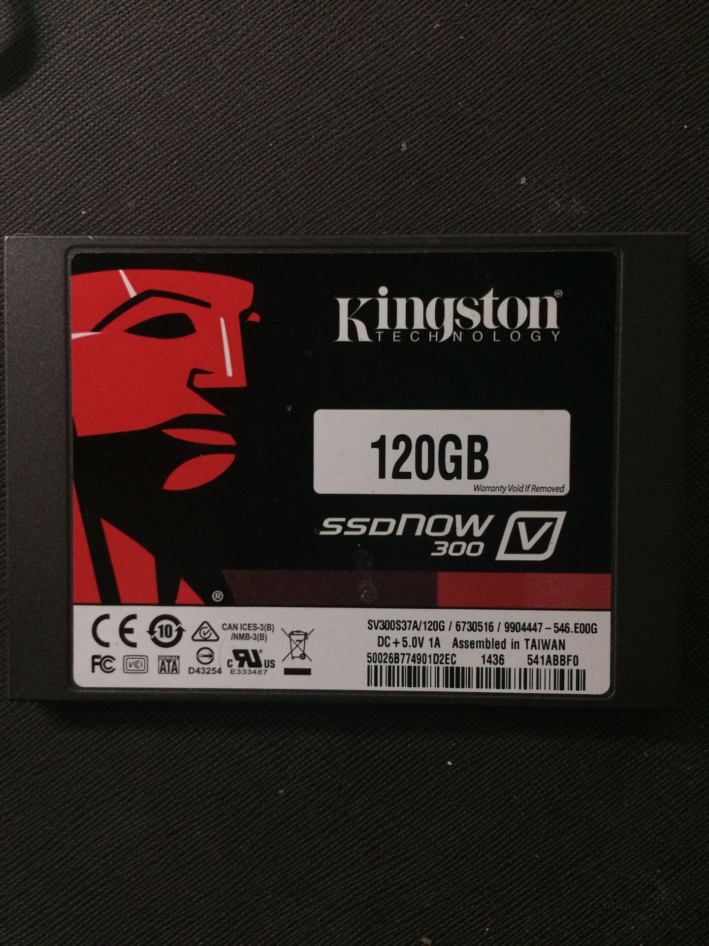 Kingston 120gb ssd now data 2.5" solid-state hard drive