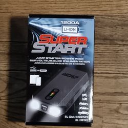 SUPER START Jump Starter/Power Pack