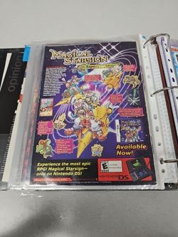 Magical Starsign Trade Print Magazine Ad Nintendo DS Anime RPG ADVERT
