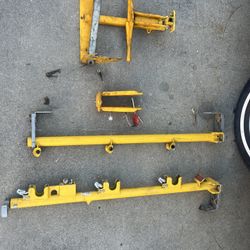 Enclosed Trailer, Weedeater, Backpack, Blower Rack