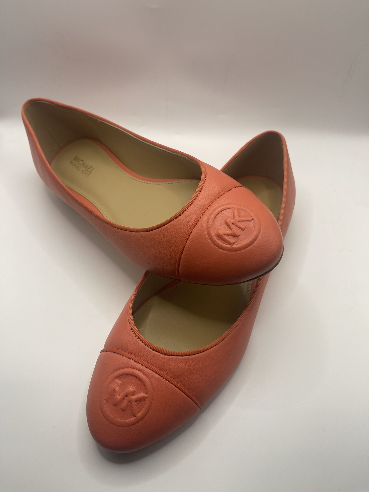 Michael Korps MK Pink Grapefruit Color Ballet Flats Size 6