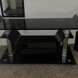 Glass TV Stand