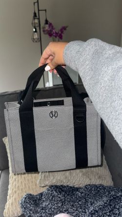 Lululemon Two Tone Canvas Mini Tote Bag