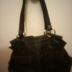 Tignanello Black Hobo Purse 