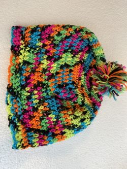 Knit Multicolor Hat