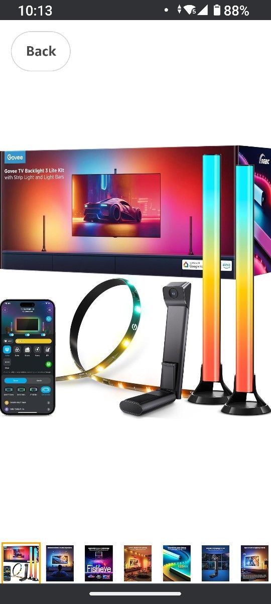 Govee 3 TV Dream View Backlights For 65 To 70 Inch TV