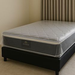 Queen Size Mattress Pillow Top 14” Inches Thick ✨New From Factory Excellent Comfort Also Available: Twin, Full And King Same Day Delivery 🚚 