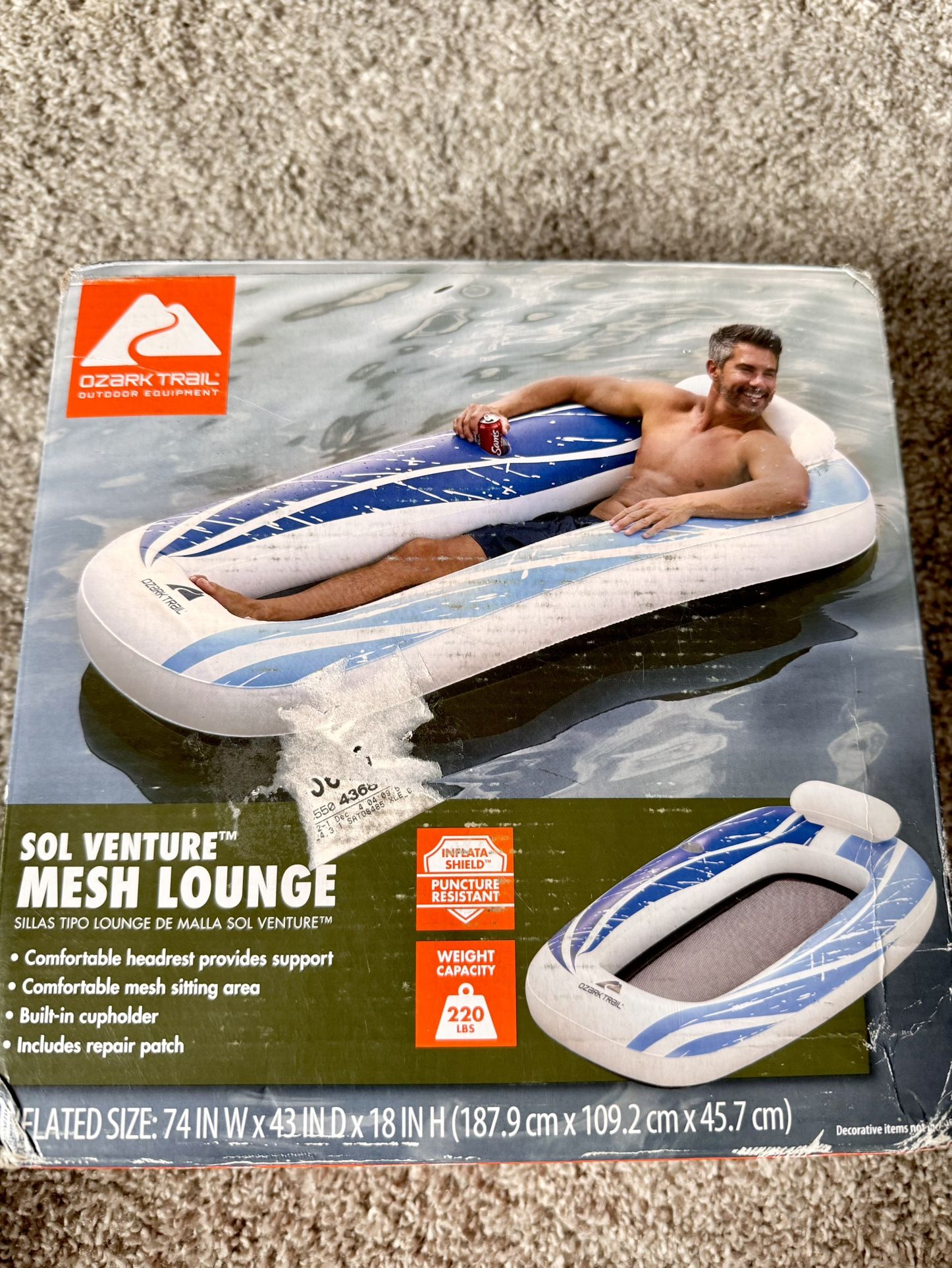 Mesh Lounger Floater