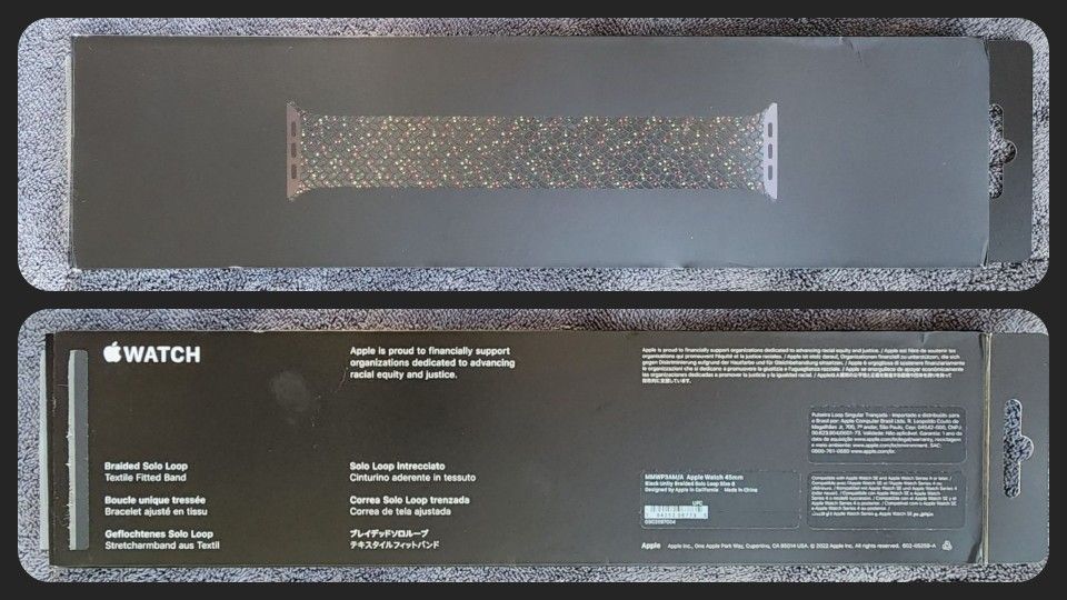 Black Unity Solo Loop Trenzada Braided Correa Uniloop Trenzada