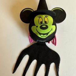 Rare Disney Spooky Halloween Antenna Ball Topper Minnie Mouse Witch 3.5"