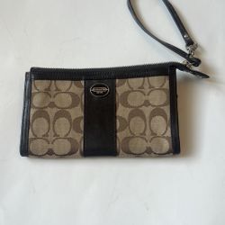 Small Wristlet Pouch Coach 